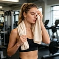 thumbnail image 1 of Home Candy Fleece Towel Soft And Thick Fleece Absorbent And Drying No Shedding Of Hair Towel, 1 of 5