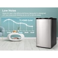 thumbnail image 5 of 3.2 Cu.ft Mini Refrigerator with 7 Temp Control, FOHERE Compact Fridge with Freezer, Low Noise, Stainless Steel, 5 of 8