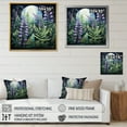 thumbnail image 4 of Designart "Purple Ferns Plant delicate Whispers II" Floral Floater Framed Canvas Print, 4 of 7