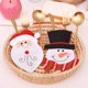 thumbnail image 1 of 6 Unids Porta Cubiertos Servilleta Cuchillos Tenedor Cuchara En Forma Lindo Traje De Papá Noel Decoraciones De Mesa De Navidad Porta Cubiertos De Navidad Traje, 1 of 2
