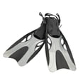 thumbnail image 2 of Almencla Palmes de Plongée Ouvert Talon Durable Réglable Palmes de Plongée en Apnée pour les Hommes Femmes Adultes Gris M, 2 of 8