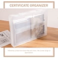 thumbnail image 3 of FOMIYES Organizador De Archivos Transparente De Plástico Para Materiales Y Certificados, 3 of 8