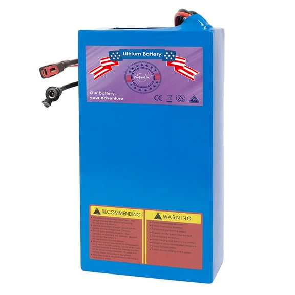 48V 20Ah Ebike Battery 1200W 48V Lithium Battery Without Charger for Electric Bike Motor Scooter