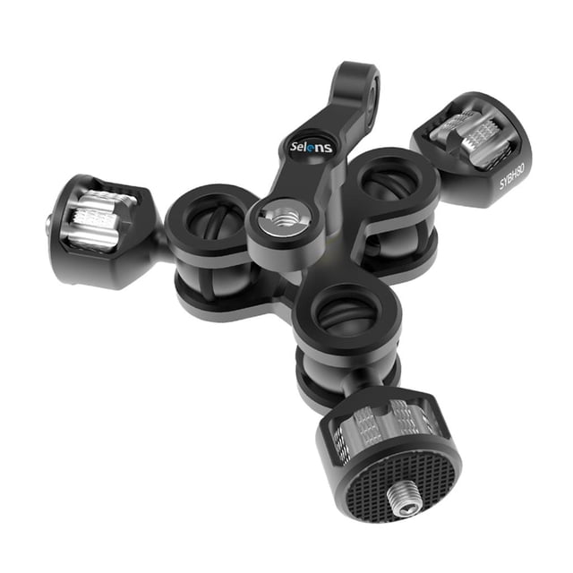 Brazo Mágico Giratorio 360 Sunnimix con Super Pinza de Cabeza de Tres Bolas