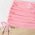 thumbnail image 5 of Ccpelsie Girls Swimwear 3-Piece Swimsuit Set Tank Top Shorts Skirt Lightweight Water Play Outfit（Pink,10-11 Years), 5 of 6