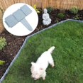 thumbnail image 5 of Imitation Stone Fence Garden Plastic Fence Grey Stone Effect Lawn Edging Plant Bordering Cobblestone Garden Border, 5 of 5