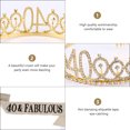 thumbnail image 3 of AURARMLET 1Jgo Party Sash Dorado De Tela Cómodo Para Eventos Y Llamativa, 3 of 8