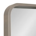 thumbnail image 4 of Kate and Laurel Hutton Modern Radius Rectangle Wood Wall Mirror, 20 x 30, Gray, Large Decorative Robust Farmhouse Mirror for Wall, 4 of 8