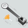 thumbnail image 2 of Adjustable Window Lock With Key Aluminum Alloy Window Stoppers For Home Office, 2 of 6