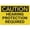 Warning Sign 3, variant on Caution PPE Hazardous Noise Area Hearing Protection Required Retro Metal Tin Sign 8"x12" - Funny Wall Decor for Shop Yard Man Cave Garage Outdoor, Decorative Poster Plate