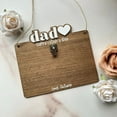 thumbnail image 2 of Hanging Clip Frame for Father's Day | Clip Photo Frame | Artwork Frame | Father's Day Gift | Gift for Dad | Customizable Gift for Dad, 2 of 5
