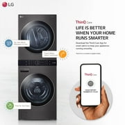 LG Electric Washer Tower Washer & Dryer