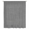 thumbnail image 2 of Vintage Dark Gray Sheer Curtains 45 Inches Long, Farmhouse Retro Solid Color Linen Texture Light Filering Curtains, Breathable Simi Curtain Privacy Drapes for Kitchen Bathroom Small Window Treatment, 2 of 9