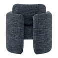 thumbnail image 4 of NPD Furniture Deryll Fabric Accent Arm Chair in Grenada Charcoal, 4 of 12