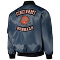 thumbnail image 3 of Men's Mitchell & Ness Charcoal Cincinnati Bengals Big & Tall Bomber Full-Zip Jacket, 3 of 3