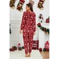 thumbnail image 3 of U2SKIIN Couple Onesie Pajama Sets, Hooded Zipper Christmas Matching Plaid Pjs Set for Men and Women Soft Warm Jumpsuit (Womens Christmas tree, M), 3 of 4
