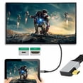 thumbnail image 4 of FVH 90 Degree Right Angled Micro HDMI 2.1 Ultra Thin HDTV Cable 8K 4K Hyper Super Flexible Slim Cord Type-A to Type-D for Camera HDTV, 4 of 5