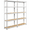 Silver, variant on Alden Design 5 Tier Adjustable Steel Storage Rack, Black