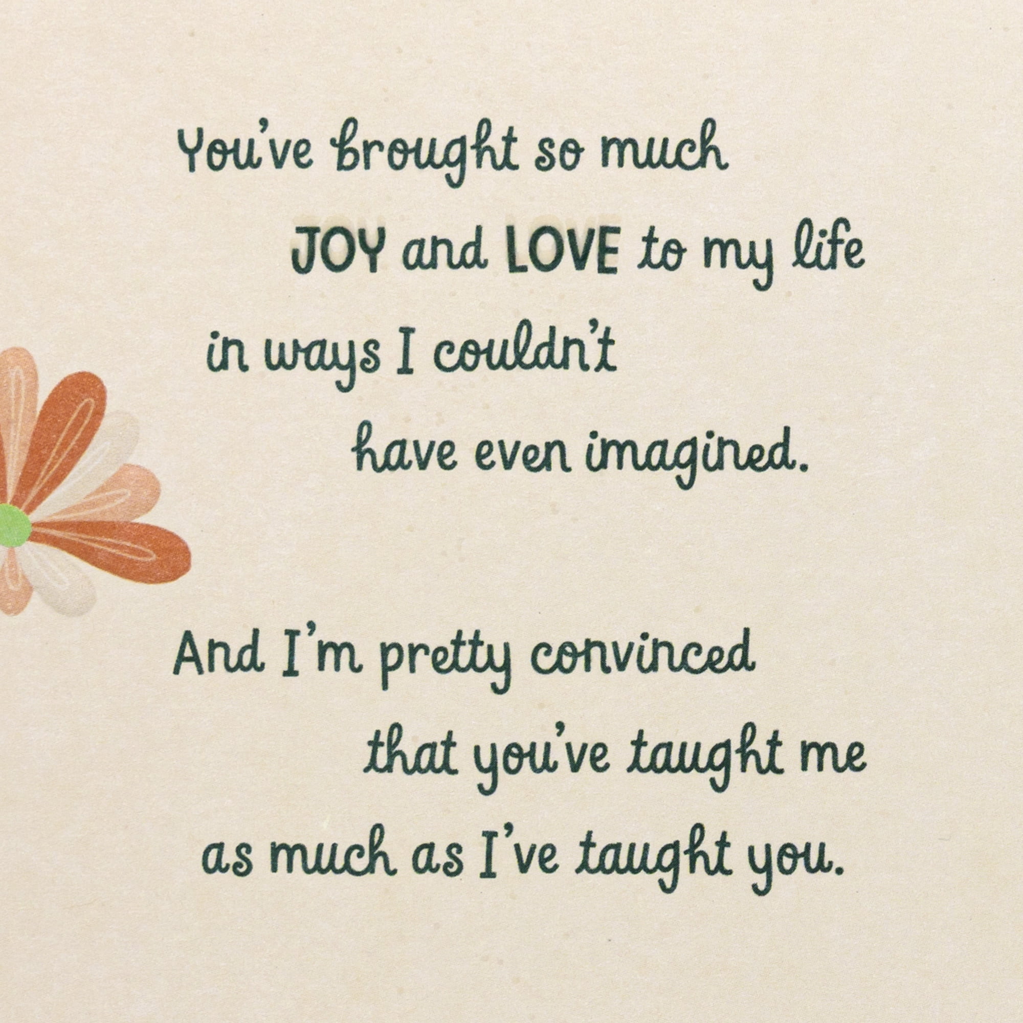Hallmark Birthday Card for Daughter (Thankful All Year Long)