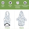 thumbnail image 5 of Goofa Dock Rudder Pattern Small Dog Sweater Hoodies Pet Grey Hooded Soft Fleece Sweatshirts with Pocket Fall Winter Puppy Cat Sweaters Warm Clothes-Medium, 5 of 8