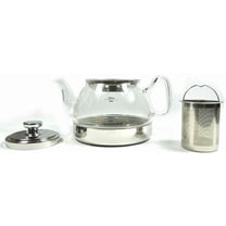 Uniware Hop Topt Glass Kettle with Stainless Steel Removable Filter (1200 ml)