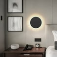 thumbnail image 5 of 20cm Modern minimalist aisle staircase wall background wall light round led wall lamp touch, 5 of 6