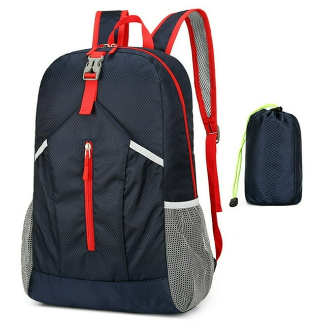Sac à Dos d'Extérieur Imperméable en Oxford Mode pour le Camping (Bleu Foncé)