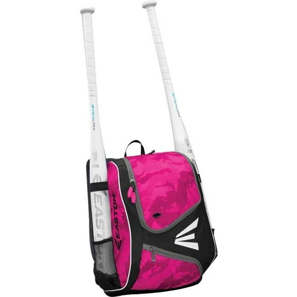 pink softball backpack