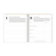 2025-2026 Day Designer Daily/Monthly Academic Planner, 8 x 10, Rugby Stripe Black Frosted, July 2025 To June 2026, 137885