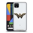 thumbnail image 1 of Head Case Designs Officially Licensed Wonder Woman Movie Logos Main Soft Gel Case Compatible with Google Pixel 4, 1 of 7