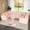Pink + 6 Seats, variant on 135.5" Modular Sectional Sofa, Orange U-Shaped Sofa 6-Seater Boneless Cloud Couch with Reversible Chaise, Corduroy Fabric Couch for Living Room & Bedroom