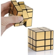 MoYu MeiLong Mirror 3x3 Speed Cube Gold Mirror Magic Cube Original Puzzle Toys