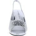 thumbnail image 3 of Karen Scott Womens Breena Shimmer Open Toe Heel Sandals, 3 of 3