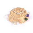 thumbnail image 3 of Tobillera de flores huecas, pulsera de tobillo de playa Boho hecha a mano, cadena de pie ajustable, joyería para mujeres y niñas GeweYeeli PS18086-00, 3 of 7