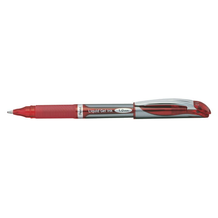 Pentel Energel Liquid Gel Stick Pen - Bold Pen Point Type - 1 Mm Pen Point Size - Refillable - Red Gel-based Ink - Silver Barrel - 1 Each (Best Refillable Vape Pen)
