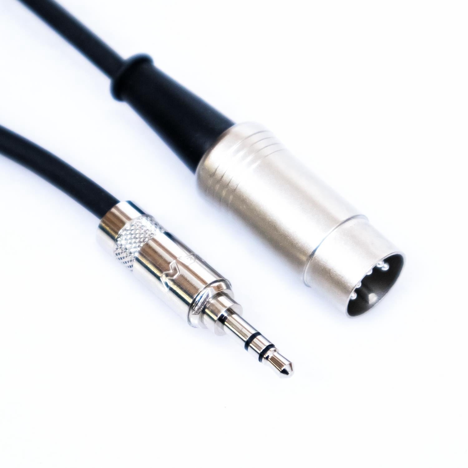 Rapco Horizon 6-Foot 1/8" TRS MIDI (Type-B) to 5-Pin MIDI DIN Male Cable