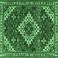 thumbnail image 1 of Ahgly Company Indoor Square Persian Emerald Green Traditional Area Rugs, 6' Square, 1 of 4