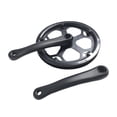 thumbnail image 1 of Juego de bielas para bicicleta, plato único, juego de brazo de biela para bicicleta, cubierta doble, juego de bielas cónicas cuadradas, piezas de, 1 of 9