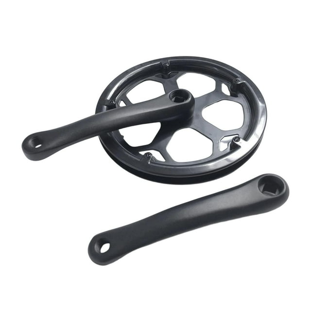 Juego de bielas para bicicleta, plato único, juego de brazo de biela para bicicleta, cubierta doble, juego de bielas cónicas cuadradas, piezas de