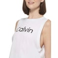 thumbnail image 3 of Calvin Klein Performance Womens Muscle Tank White L, 3 of 3