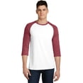 thumbnail image 1 of District® Very Important Tee® manga raglán de 3/4. DT6210 Distrito DT6210, 1 of 1