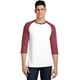 thumbnail image 1 of District® Very Important Tee® manga raglán de 3/4. DT6210 Distrito DT6210, 1 of 1