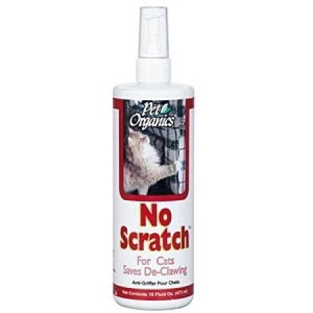 NaturVet Pet Organics No Scratch! Cat Deterrent Spray, 16 Fl