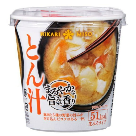 Hikari Cup Miso Soup Authentic Pork Flavor Umami Dashi Japan - Tokyo Snack Land