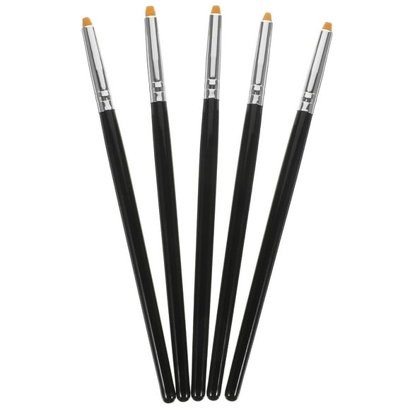 FELTECHELECTR 5 cepillos para laminar pestañas, herramienta para levantar pestañas, cepillo para aplicar pegamento.