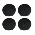 thumbnail image 1 of Cubiertas DeTapa Protectora De Eje De Centro De Neumático De Rueda 4Pcs 60mm Negro, 1 of 1