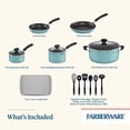 thumbnail image 4 of Juego de utensilios de cocina Farberware Cookstart DiamondMax 15 piezas Aqua, 4 of 9