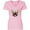 AD-Pink, variant on Inktastic French Bulldog Dog Women's V-Neck T-Shirt