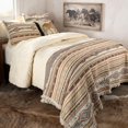 thumbnail image 3 of Rod's Indian Summer (Full/Queen Quilt Set) - Phoenix Southwest Ruffle - 3 Piece Bedding Set - Yellow Red Tan Chocolate Turquoise - Reversible - (2) Standard Sham (20x26in.) - (1) Quilt (90x90in.), 3 of 5