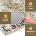 thumbnail image 4 of Boho Area Rug 2'' x 3'' Vintage Oriental Rug Washable Non-Slip Indoor Door Mat Small Entry Throw Rugs for Bedroom Kitchen Entryway Floor Decoration Carpet Terracotta, 4 of 6